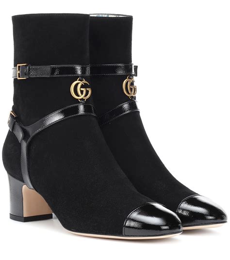 gucci boots women's ankle|gucci ankle boots suede.